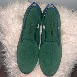 NWOB Rothy's Emerald Green Loafers
